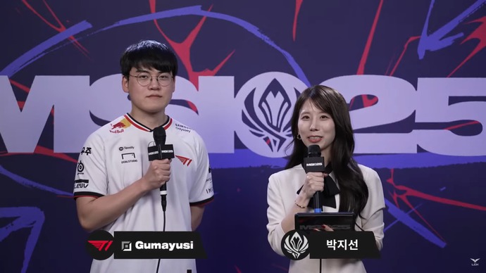 T1 Gumayusi「MSIはLPLが強さを見せてきた大会なので、初のLCK同士の決勝は感慨深い」―LPL代表ALを3-2で下しファイナル進出!勝利者インタビュー翻訳【MSI 2025】 画像