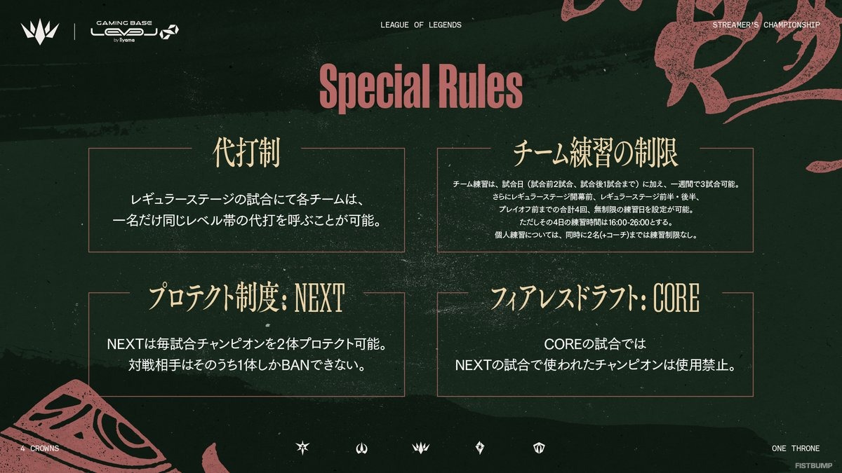 「LTK」シーズン2は9月10日（水）の顔合わせ&スクリムからスタート！計4回の“無制限の練習日”が追加、NEXTのプロテクト枠が3→2枠に変更