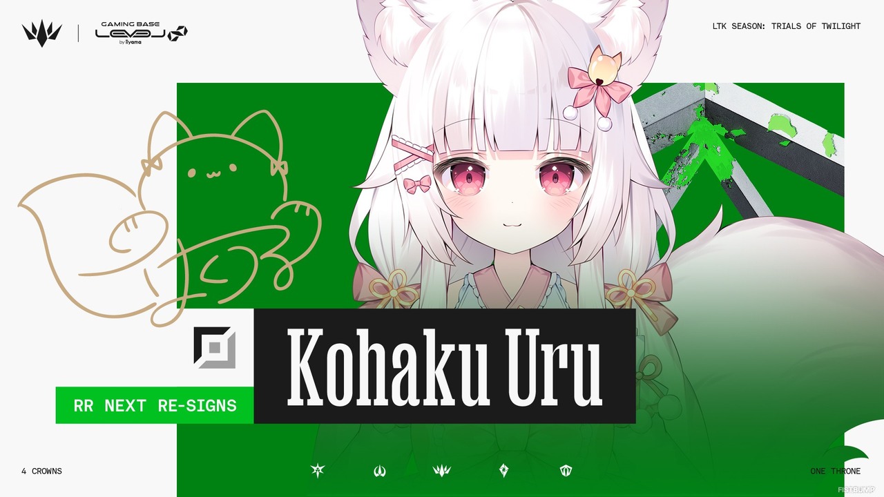 「LTK シーズン2」Resolve Regalia（RR）メンバーが発表―千燈ゆうひがサポートとしてCOREに参戦、NEXTでは日向まるがミッドに【Trials of Twilight（黄昏の試練）】