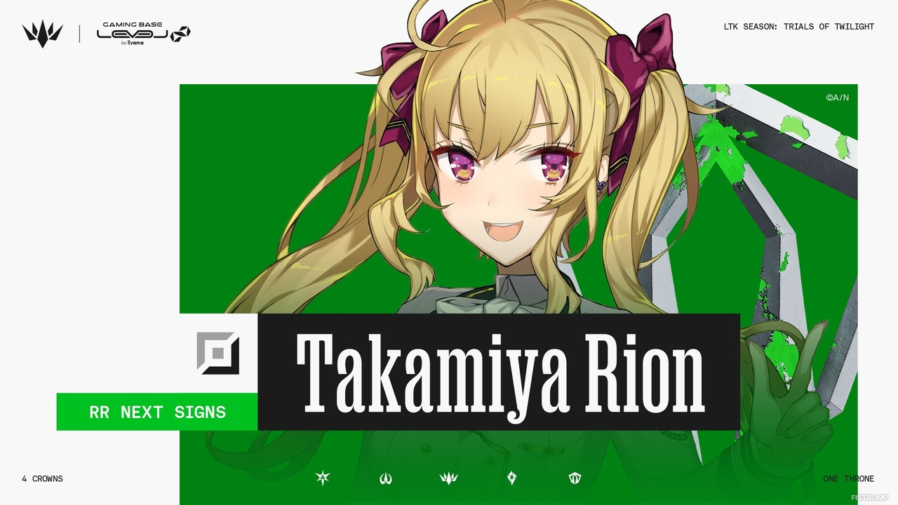 「LTK シーズン2」Resolve Regalia（RR）メンバーが発表―千燈ゆうひがサポートとしてCOREに参戦、NEXTでは日向まるがミッドに【Trials of Twilight（黄昏の試練）】