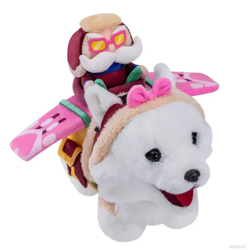 空飛ぶコーギーにのったかわいいコーキ―「コーギーコーキ ローズクォーツ クロマぬいぐるみ」がRiot Store Japanにて新登場！ 【リーグ・オブ・レジェンド】