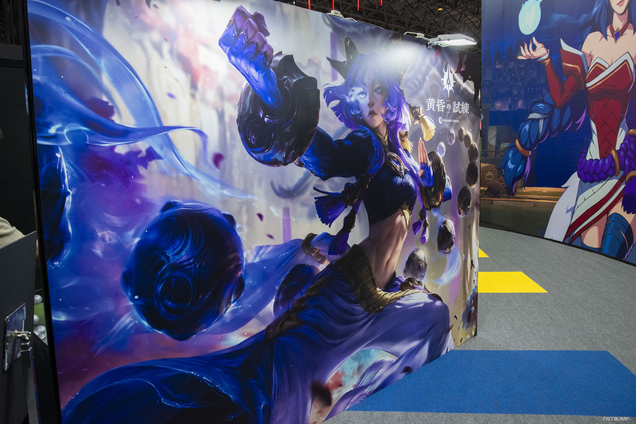 「Riot Gamesブース」は見どころ盛りだくさん！リアル版ナイトマーケット、ヴァイのパンチングマシーン、ユナラの精神修養チャレンジなどを存分に体験してきた【TGS2025】