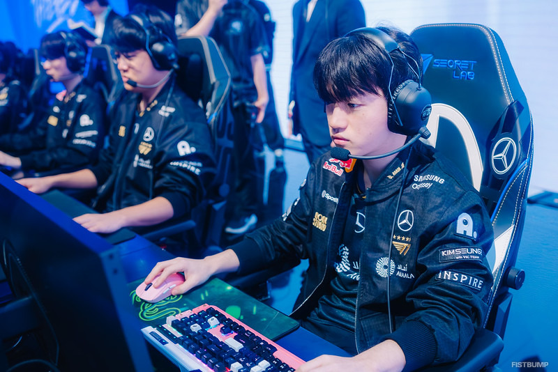 T1が100T相手に2-0で勝利し、スイスステージ最終戦へ！Keria「明日すぐ試合なのでコンディション管理をしっかりやりたい」【Worlds 2025インタビュー翻訳】