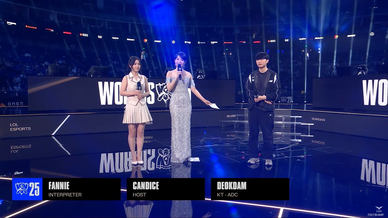 KTがCFOに3-0完勝でベスト4進出！deokdam、次のGen.G戦は「Peanutさんの涙の仇を討ちに行く」【Worlds 2025インタビュー翻訳】