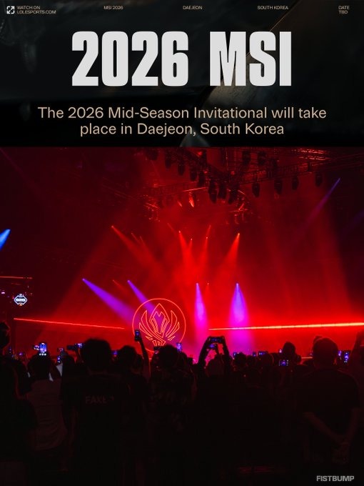 「Worlds 2026」はアメリカ、「MSI」は韓国、「First Stand」はブラジルで開催―2026年の国際大会開催地が発表【リーグ・オブ・レジェンド】