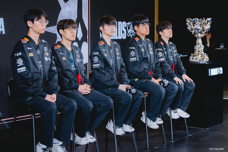 Faker「外部の評価は関係ない。ベストを尽くして試合をする」―T1が「Worlds 2025」決勝戦への意気込みを語る【合同インタビュー】