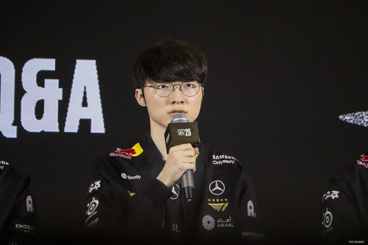 Faker「外部の評価は関係ない。ベストを尽くして試合をする」―T1が「Worlds 2025」決勝戦への意気込みを語る【合同インタビュー】