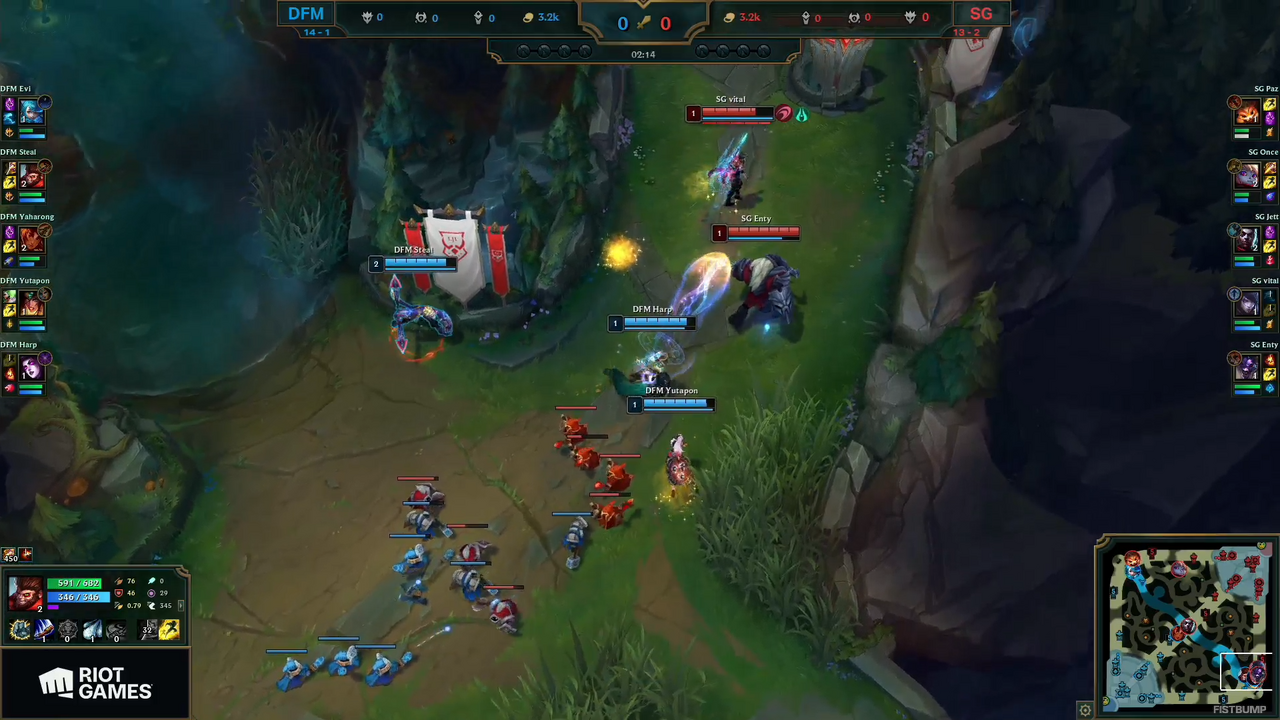 DFMがHarp選手との契約満了を発表—今後は一時プロ活動休止の予定【リーグ・オブ・レジェンド】