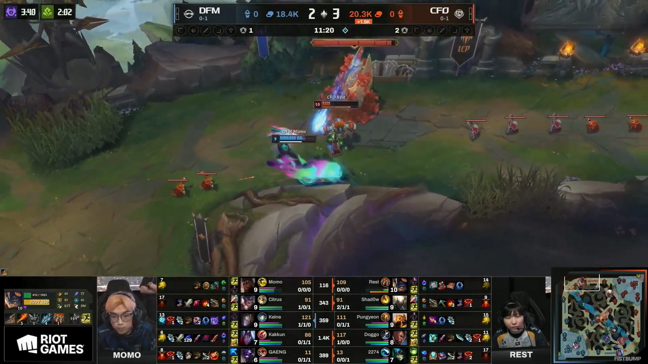 DFM Momo「学ぶことばかりで『LoL』がめっちゃ楽しい。僕が勝てればチームは強い」―LCPデビューとなったCFO戦後インタビュー【LCP 2026 Split 1】