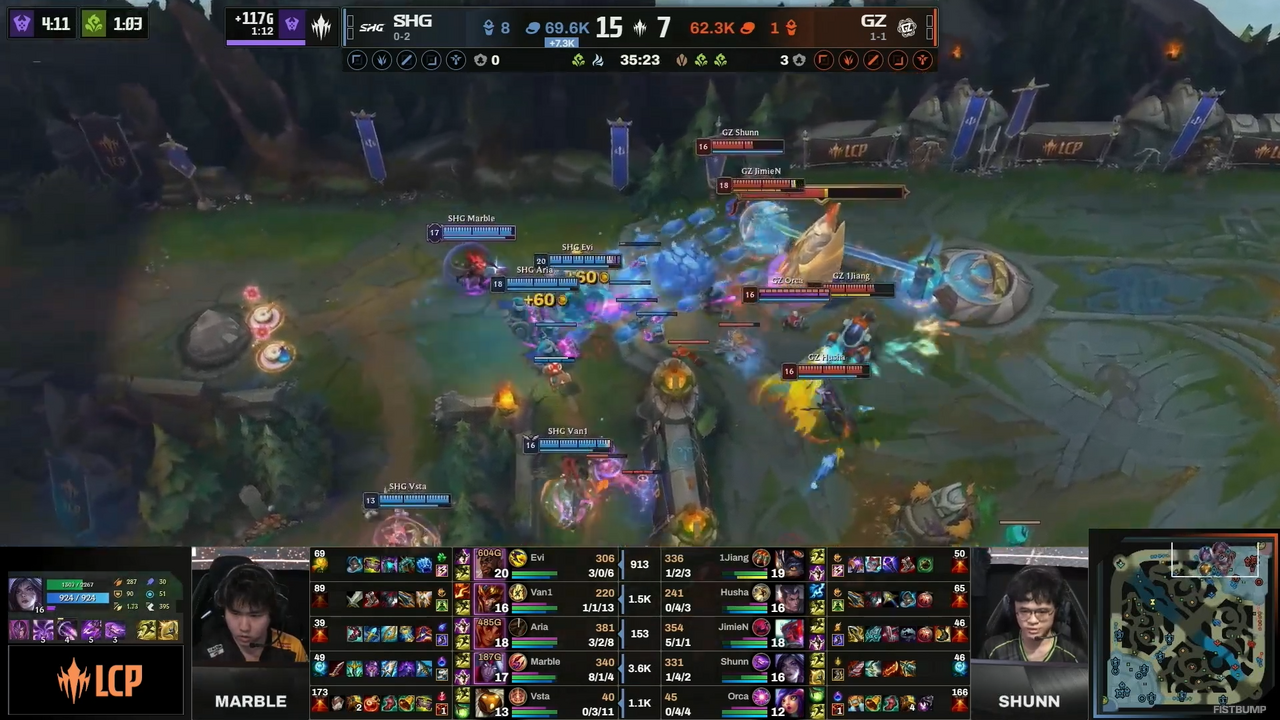 SHG Marble「Worldsで『SHGのBOTは強い』と示したい」―GZ戦で今季初勝利！MVPの活躍で拮抗したリーグ浮上のきっかけに【LCP 2026 Split 1】