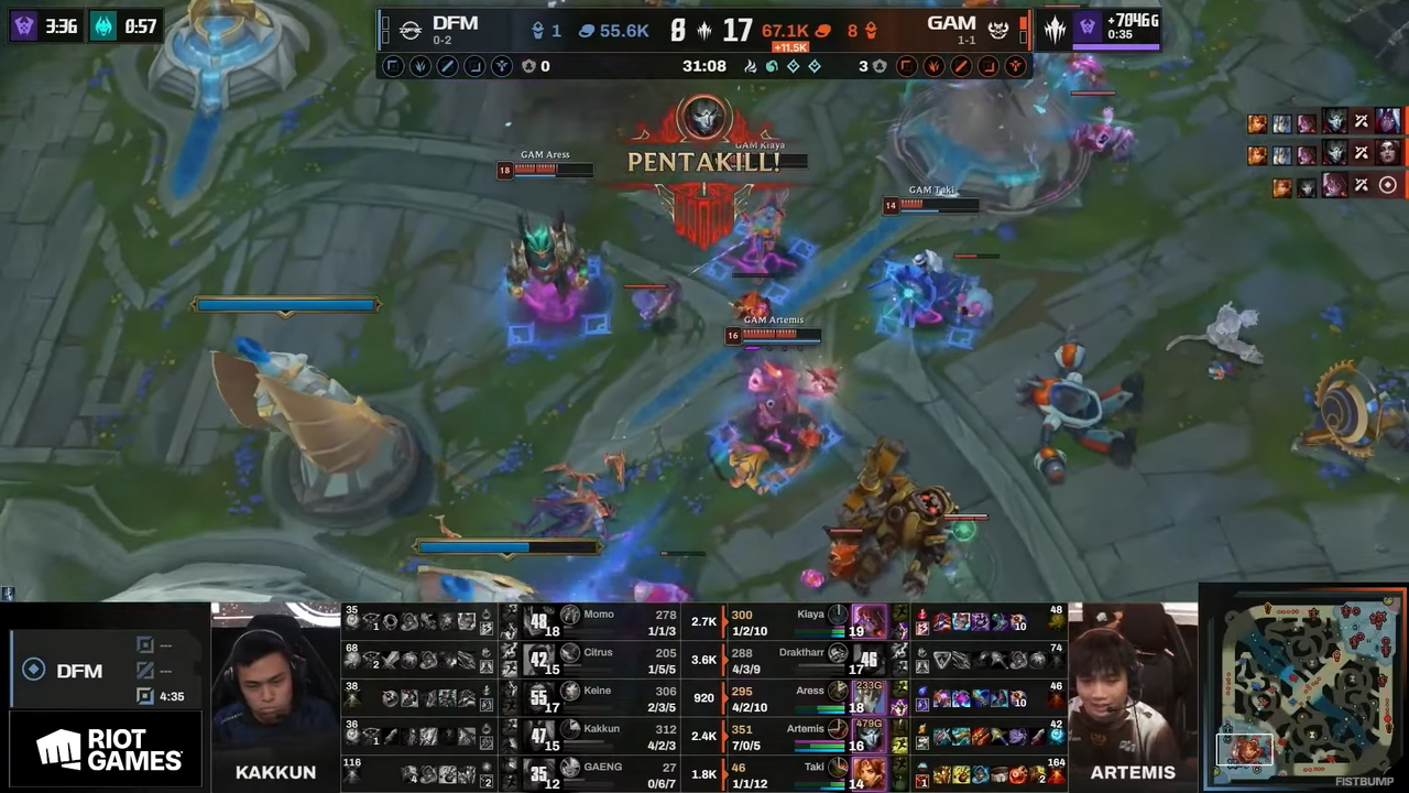 超絶レア「1試合に2度のペンタキル」が2度も発生―LoL Esportsの歴史が動いた一週間、強力なBOTメタを象徴か