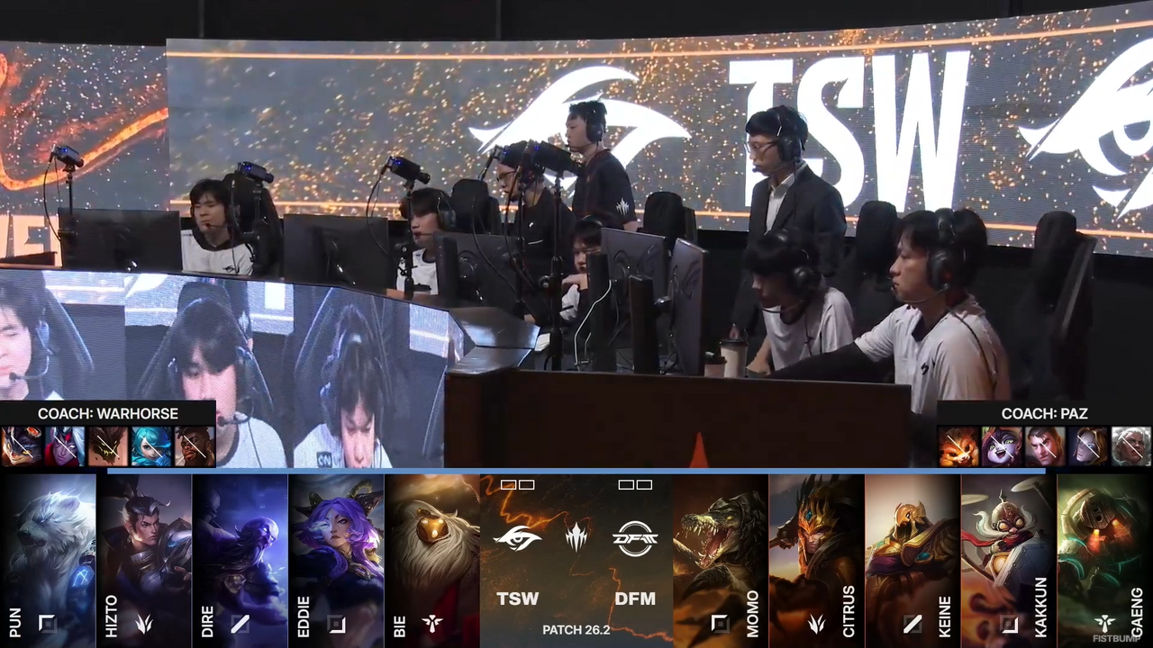 DFM Pazコーチ「結果が振るわず申し訳ないが、先週とは比べ物にならないぐらい良くなっている。これからも勝ちに行く」―強敵TSWに敗戦も、成長へ前向き【LCP 2026 Split 1】