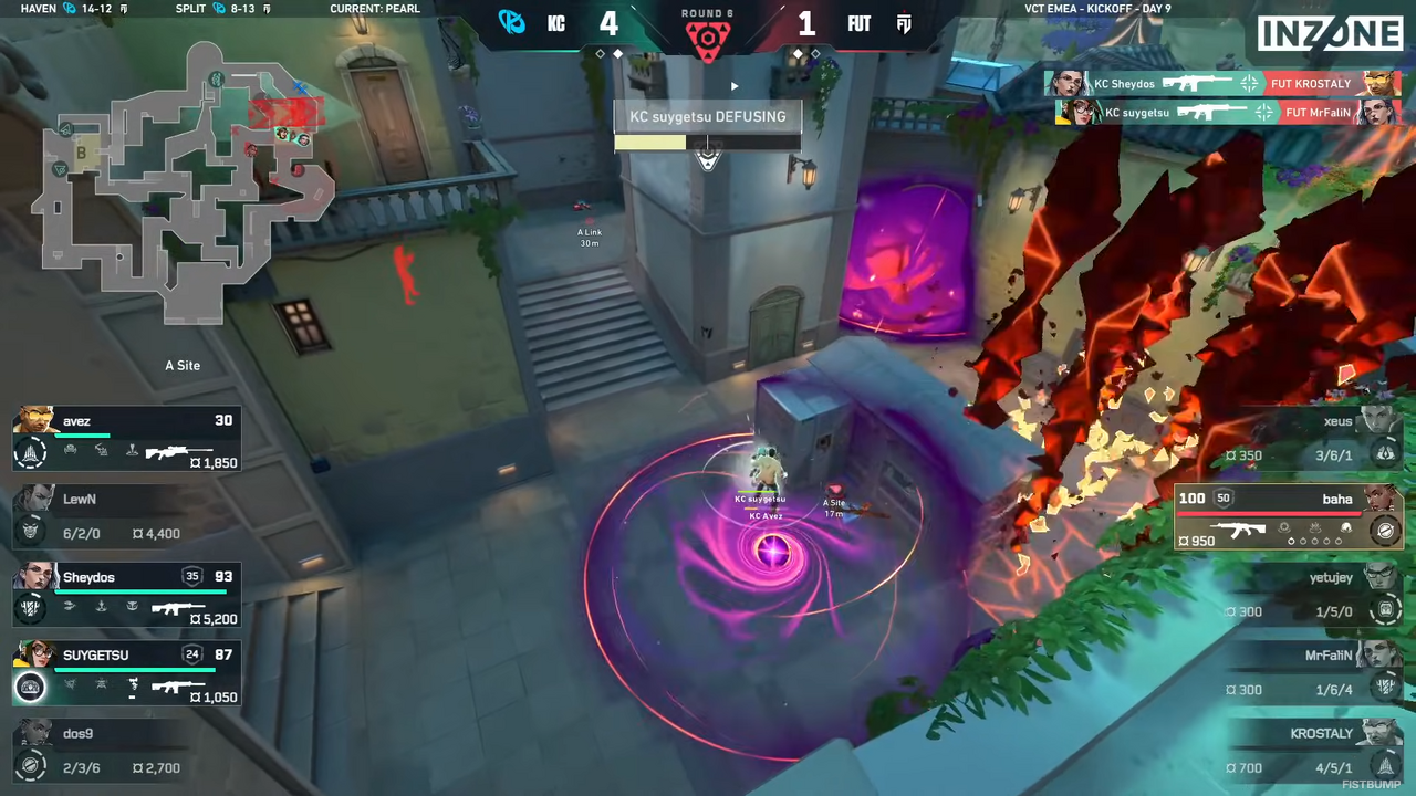 当たらない弾、最悪のタイミング、乱れる連携―VCT EMEAで超カオスなラウンドが発生…実況解説とウォチパも大絶叫、当事者dos9は大爆笑