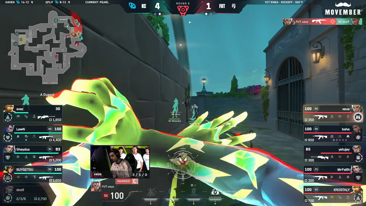 当たらない弾、最悪のタイミング、乱れる連携―VCT EMEAで超カオスなラウンドが発生…実況解説とウォチパも大絶叫、当事者dos9は大爆笑