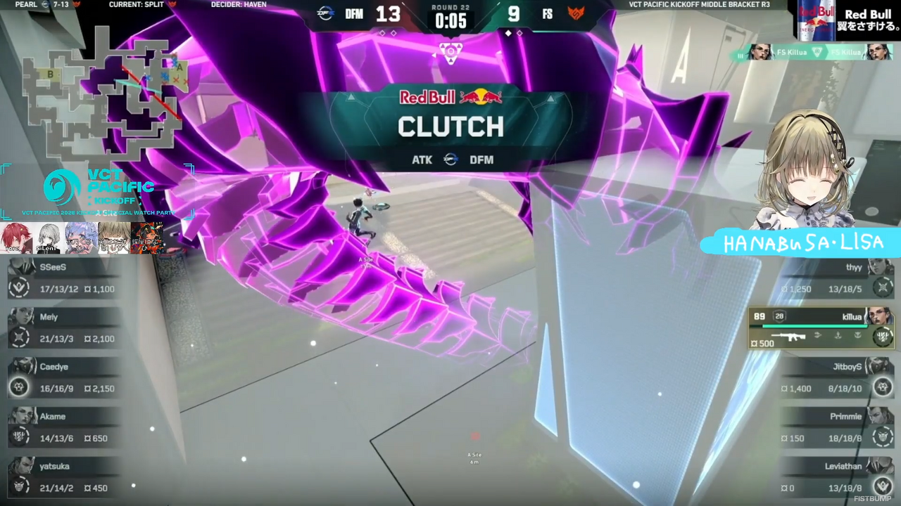 ついに揃った！葛葉が“たかし応援隊”に合流―全力応援に背中を押されたDFM、FSに2-1で逆転勝利を果たす【VCT Pacific】