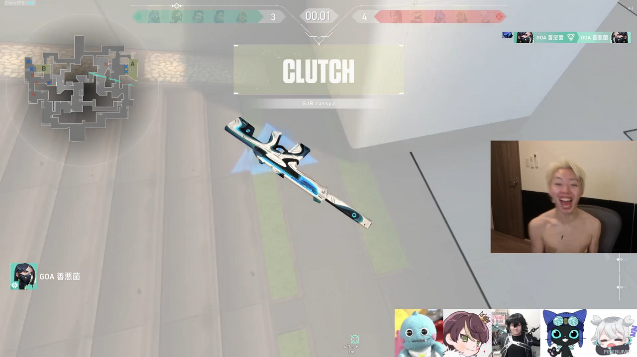 「GON軍団」メンバーが決定！“旧CR”構成や、らっしゃーの強すぎクラッチほか、トライアウトは見どころ満載に―見守る上裸のGON【VALORANT】