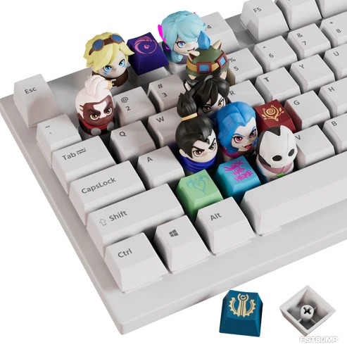 『LoL』チャンピオンたちがキーキャップに！ヤスオ、アーリ、ティーモほか、“レア枠”ミニオンも―Riot Store Japanで発売