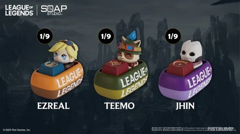 『LoL』チャンピオンたちがキーキャップに！ヤスオ、アーリ、ティーモほか、“レア枠”ミニオンも―Riot Store Japanで発売