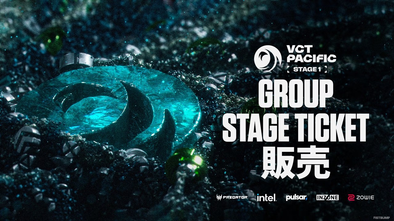 「VCT Pacific 2026 Stage 1」対戦スケジュール発表―日本チーム対決も…チケット販売は3月20日より開始！Masters Londonへの切符を懸けた戦い