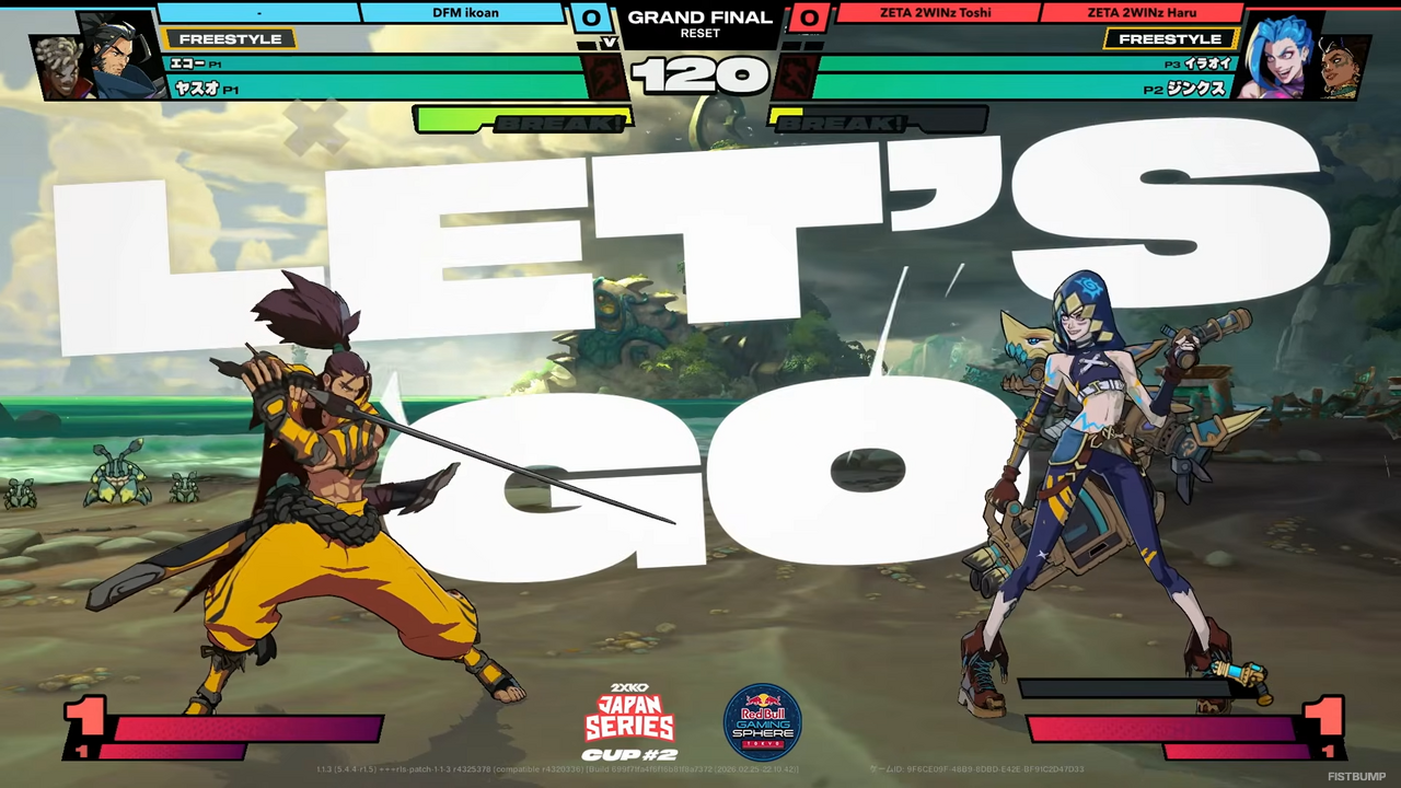 イラオイ＆ジンクスという新構成で腕試し！「2XKO JAPAN SERIES Cup #2」準優勝者のZETA 2WINzへインタビュー