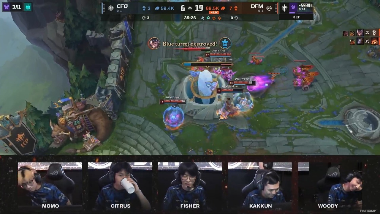 DFM Fisher「前回と同じパターンで負けてしまったので修正が必要」―CFO相手に1-2惜敗のDFM、問題点は何度も相手に有利を渡してしまったこと【LCP 2026 Split 2】