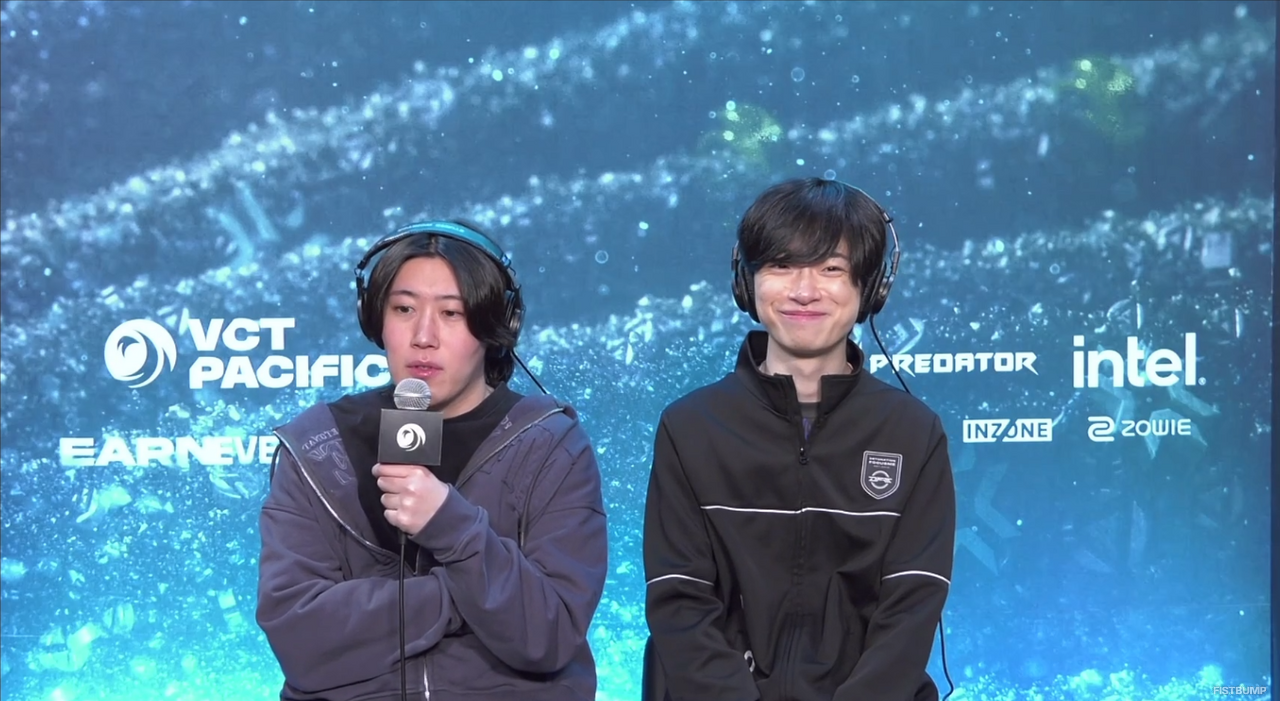 DFM Meiy「日本チーム同士のプライドとプレイオフ進出が懸かった試合、勝てて本当にホッとしている」－MeiyとVorzが語る試合の感想、Absolとのプライドバトル、ファンへのメッセージ【VCT Pacific 2026 Stage 1 合同インタビュー】