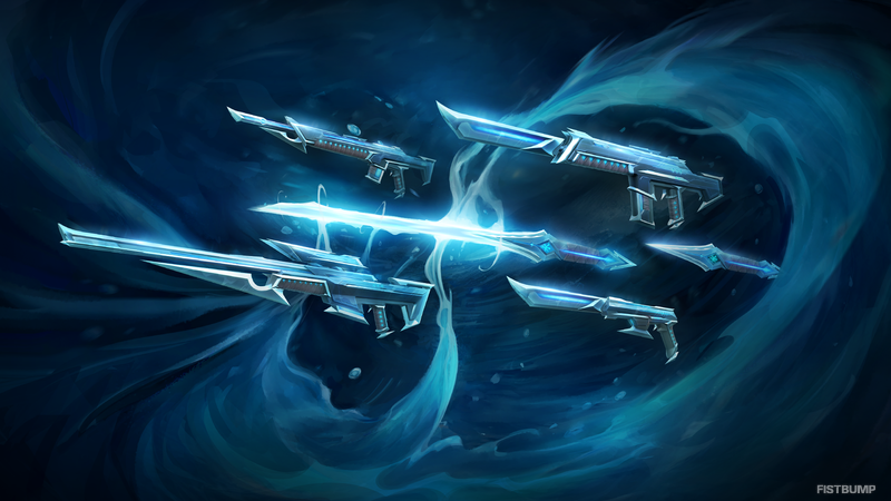 『VALORANT』新スキン「クロナミ」2.0発表―近接武器はクナイから水刃の刀に変形、シャープな水忍の力がファントムとオペレーターにも