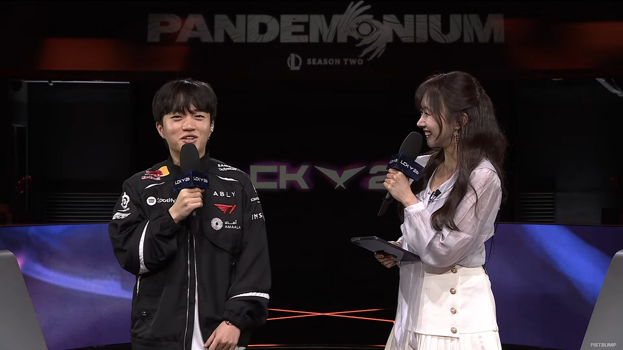 Fakerとカリナ（aespa）の共演にKeriaが嫉妬？試合後インタビューで広告主にアピールも