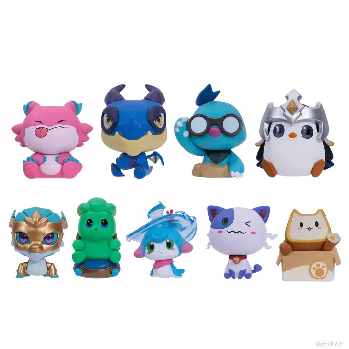 『TFT』に登場するチョンク、ペングなどのかわいい「リトルレジェンド」達がフィギュア化！全10種の中からランダムに1体ゲットできる