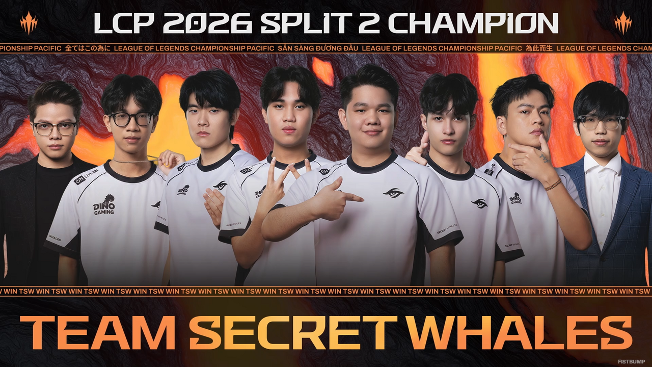 TSWがSplit 2無敗優勝でLCP連覇！連日死闘のDCGも2位でMSI出場権獲得―日本勢は上位チームに奮戦もSHGの5位タイが最高位【LCP 2026 Split2】