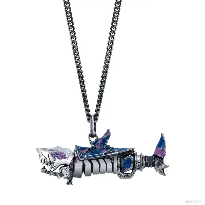 「ARCANE」に登場する「フィッシュボーン」「ワインドアップモンキー」がネックレスに！真鍮製でアンティーク調の高級感ある一品【リーグ・オブ・レジェンド】