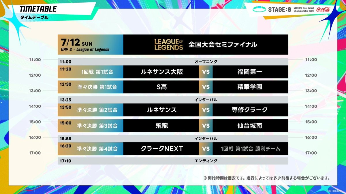 neth、Rainbrainがウォチパで大会を盛り上げる！高校対抗eスポーツ大会「STAGE:0」『VALORANT』『LoL』セミファイナルが7月11日（土）・12日（日）に開催