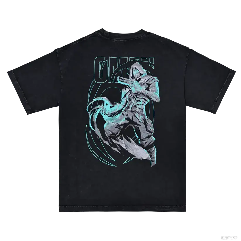 「オーメンTシャツ」がRiot Store Japanにて再入荷―2つの世界の狭間に囚われる影のエージェントをイメージした一着【VALORANT】