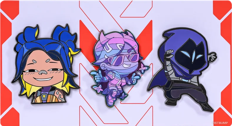 ネオン、クローヴ、オーメンの人気スプレーがピンバッジに！Riot Store Japanにて新登場【VALORANT】