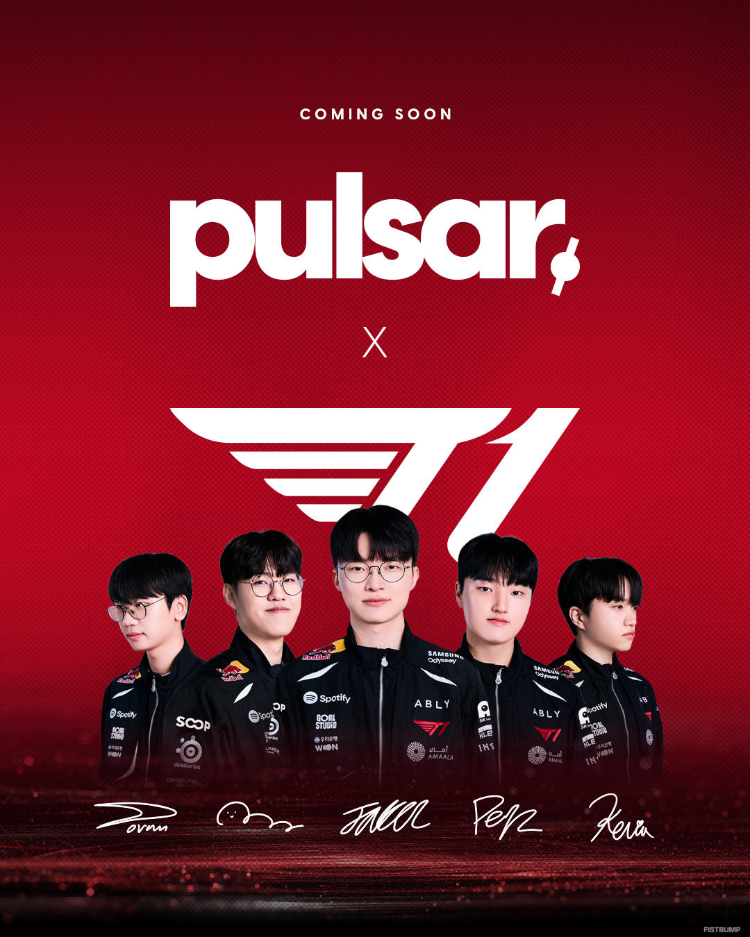 「T1 LoL」×「Pulsar」のコラボマウスパッドシリーズが発表！9月から1年間にわたって順次リリース予定