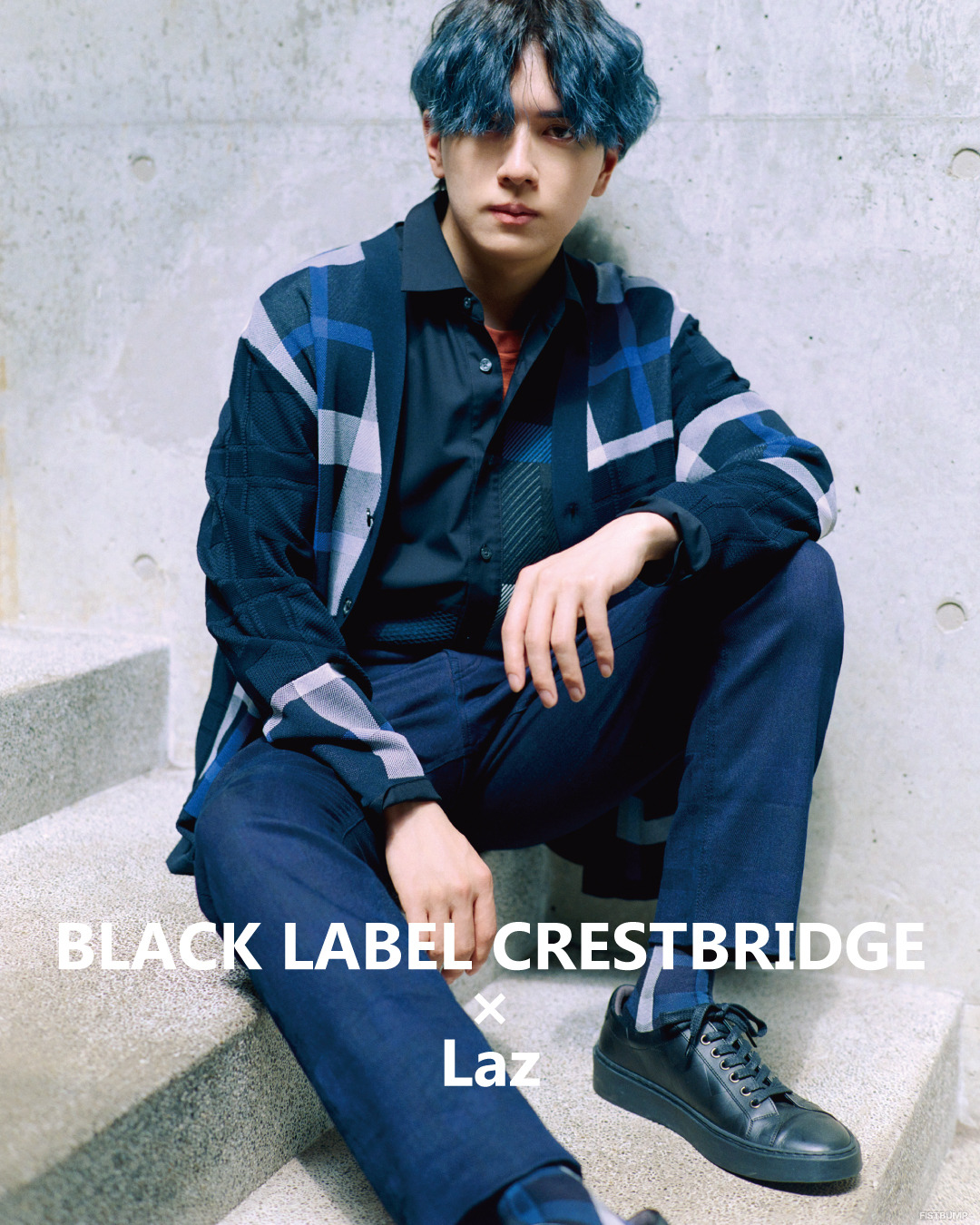 ZETA LazがメンズブランドBLACK LABEL CRESTBRIDGEのモデルに―特設ページで多彩なスタイリングを披露