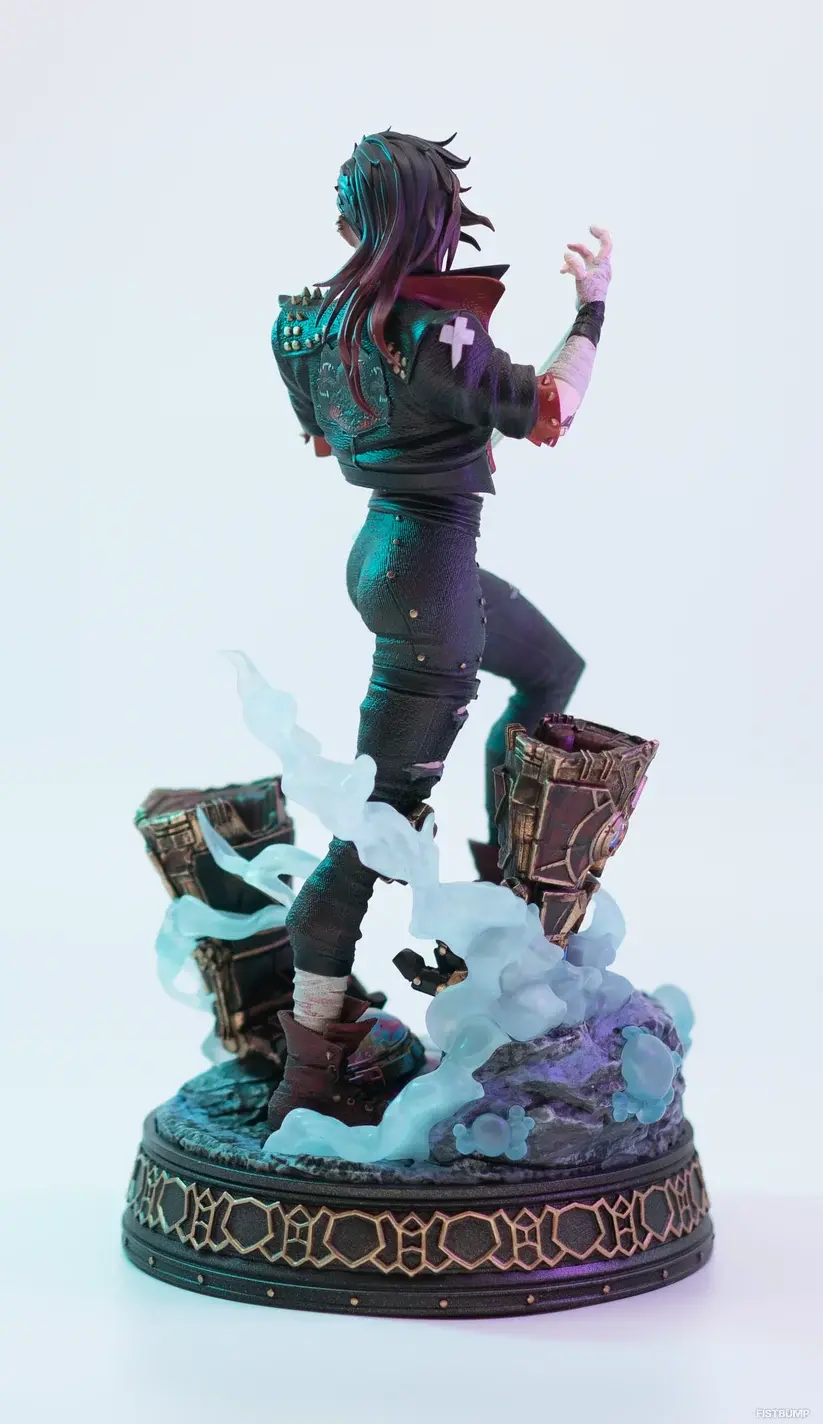 『LoL』アニメシリーズ「ARCANE」から「ヴァイ」の1/7スケールスタチューが登場―「アトラス・ガントレット」や「マーク・ウルフズ」ジャケットまで再現された一品【リーグ・オブ・レジェンド】