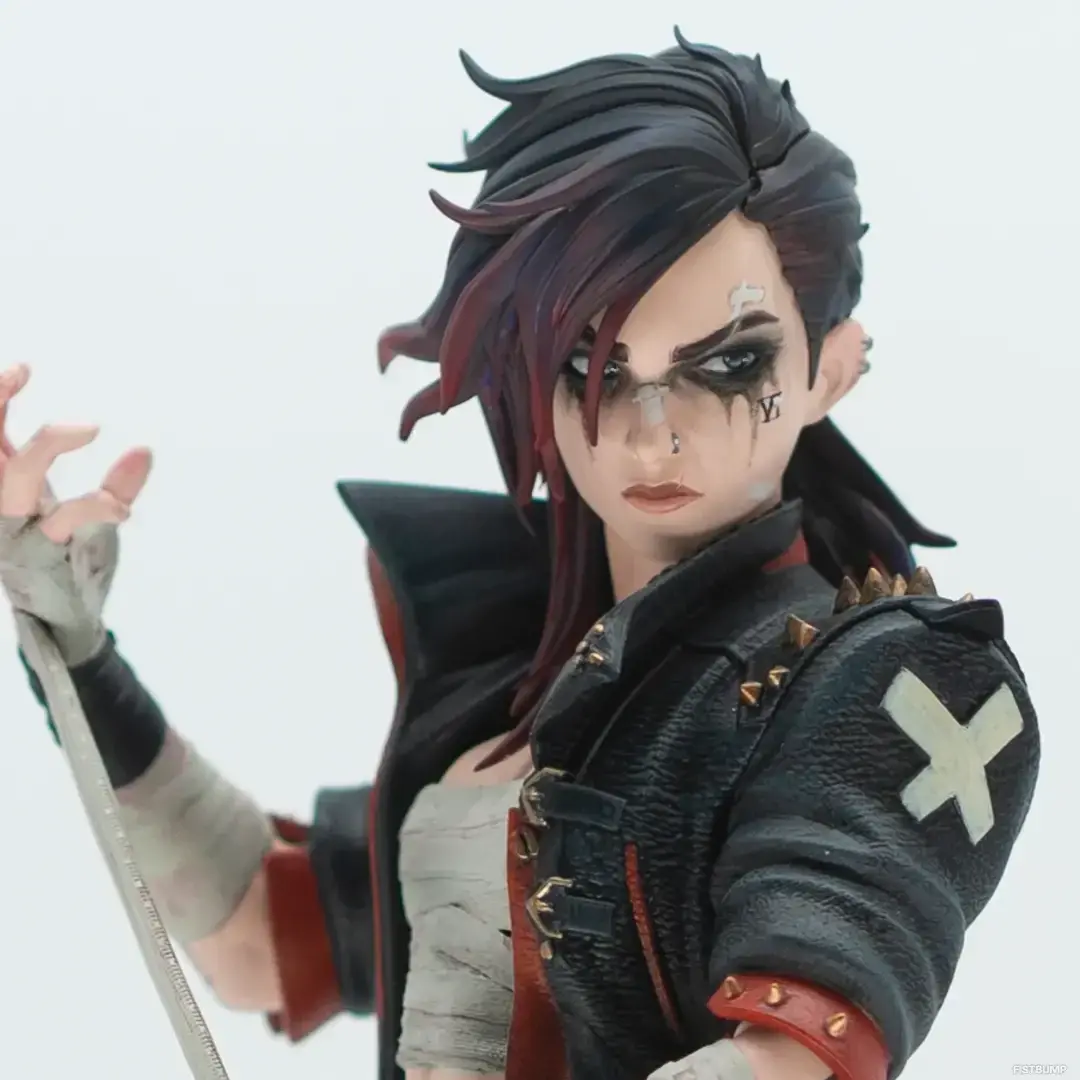 『LoL』アニメシリーズ「ARCANE」から「ヴァイ」の1/7スケールスタチューが登場―「アトラス・ガントレット」や「マーク・ウルフズ」ジャケットまで再現された一品【リーグ・オブ・レジェンド】