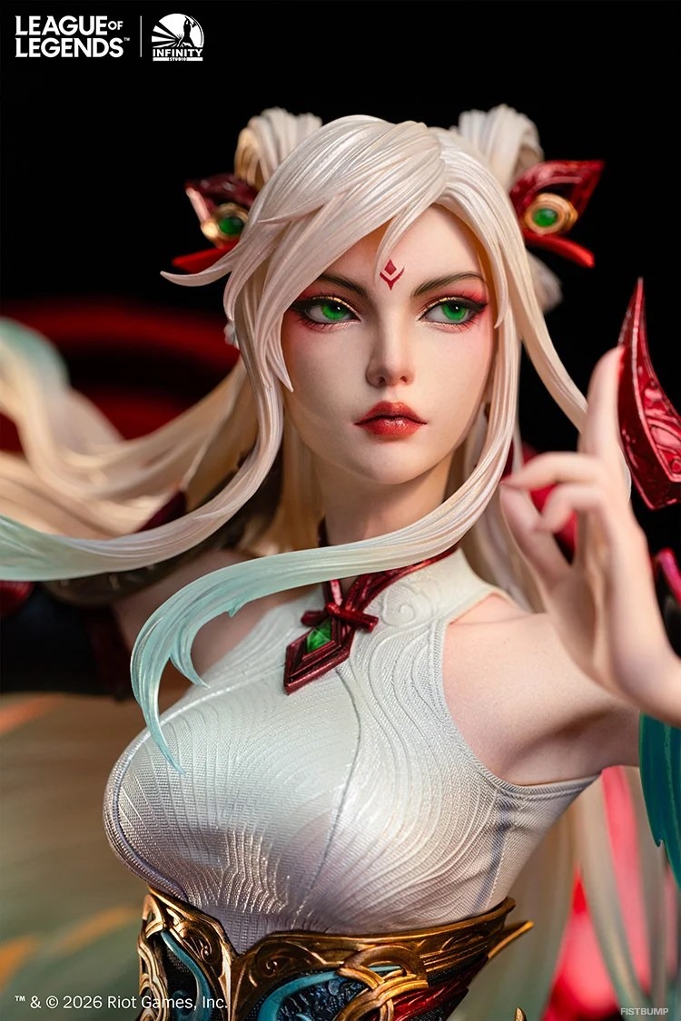 『LoL』「ミスメーカー イレリア」1/4スケールフィギュアが予約開始―17万5000円、高さ54cmのLED内蔵モデル