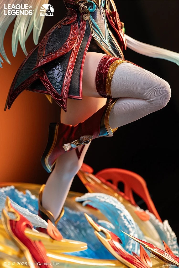 『LoL』「ミスメーカー イレリア」1/4スケールフィギュアが予約開始―17万5000円、高さ54cmのLED内蔵モデル