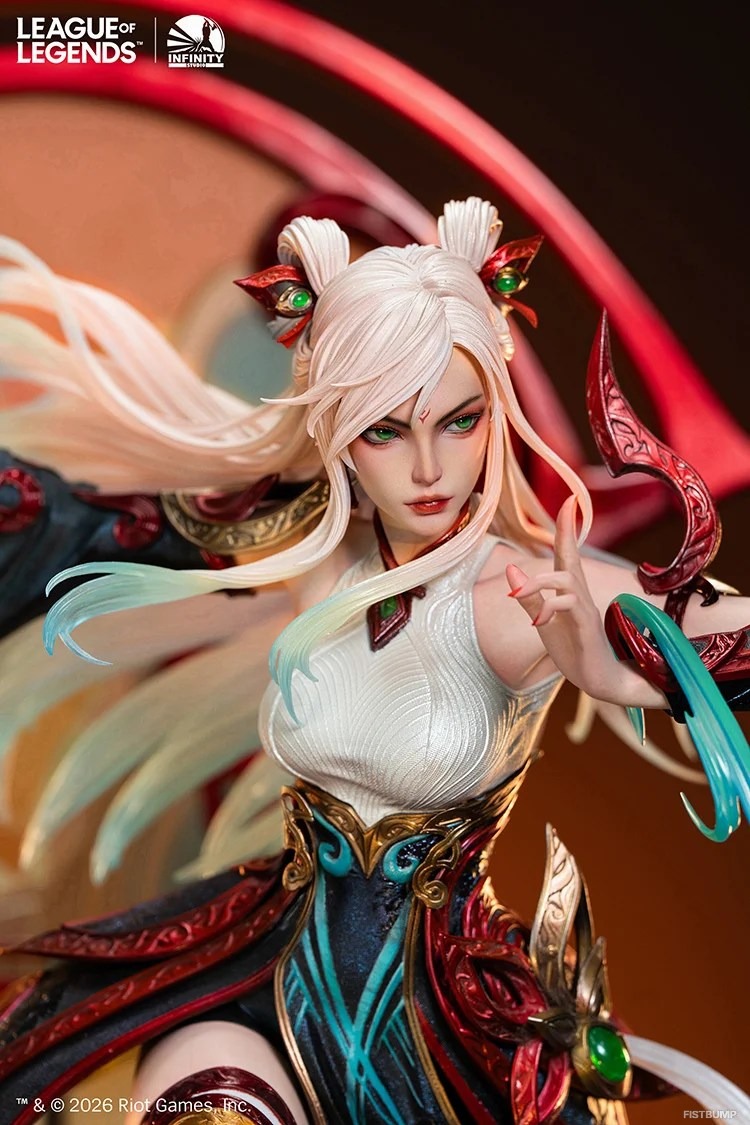 『LoL』「ミスメーカー イレリア」1/4スケールフィギュアが予約開始―17万5000円、高さ54cmのLED内蔵モデル