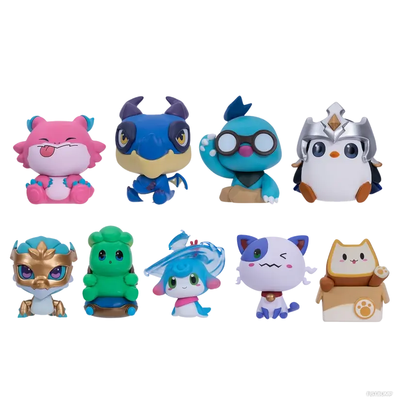 『TFT』の人気リトルレジェンドがフィギュアになって登場！全10種の中からランダムで1種手に入る