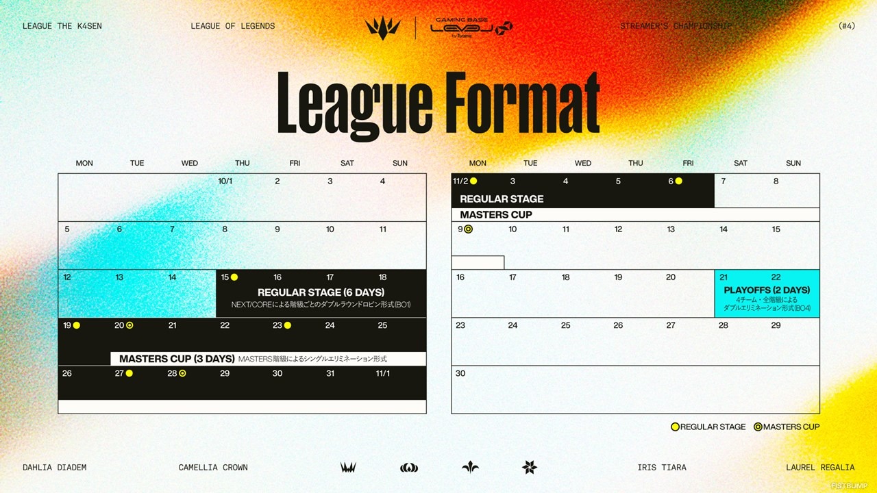 【LTK】葛葉＆叶ら「ChroNoiR」やスタンミ、じゃすぱーら「げまげま」が全員参戦！k4sen主催「LTK シーズン：フィナーレ」明日（10月15日）開幕【リーグ・オブ・レジェンド】