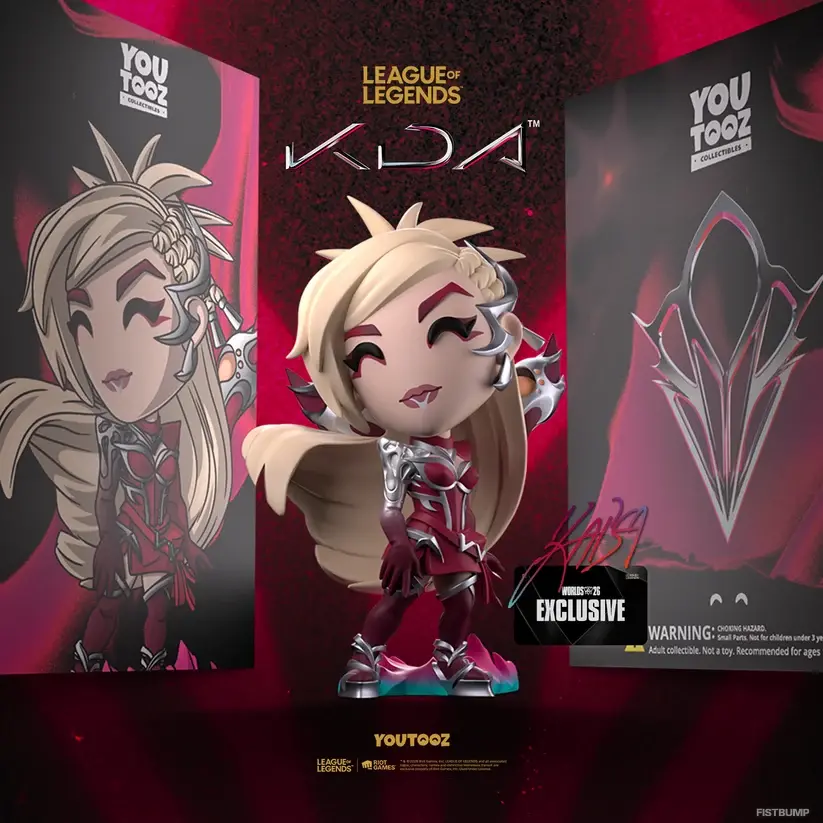 「K/DA」の新曲「FIRESTARTER」と「Youtooz」がコラボしたフィギュアとキーチェーンが新発売！キーチェーンは1/50でシークレットが封入【リーグ・オブ・レジェンド】