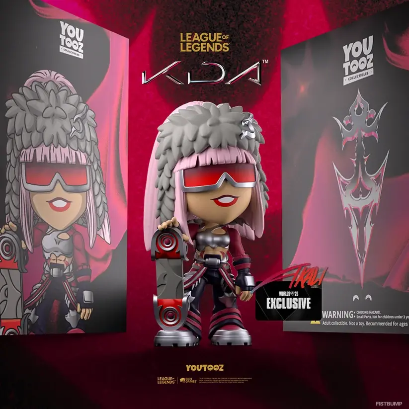 「K/DA」の新曲「FIRESTARTER」と「Youtooz」がコラボしたフィギュアとキーチェーンが新発売！キーチェーンは1/50でシークレットが封入【リーグ・オブ・レジェンド】