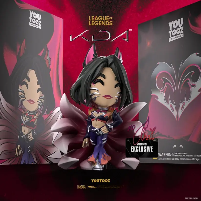 「K/DA」の新曲「FIRESTARTER」と「Youtooz」がコラボしたフィギュアとキーチェーンが新発売！キーチェーンは1/50でシークレットが封入【リーグ・オブ・レジェンド】