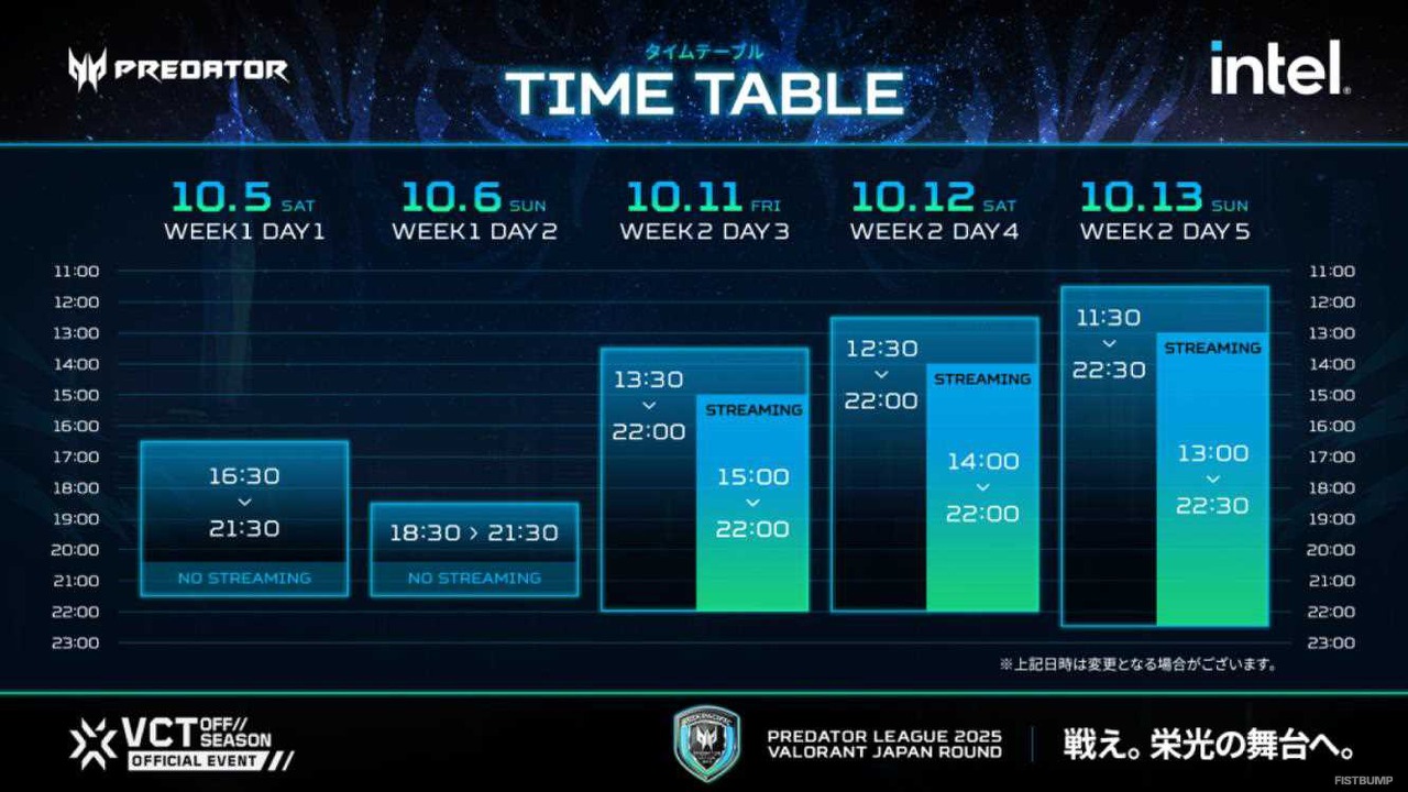 決勝を含む3日間は配信もアリ！OFF//SEASONイベント「Predator League 2025」日本予選が10月5日から開催決定