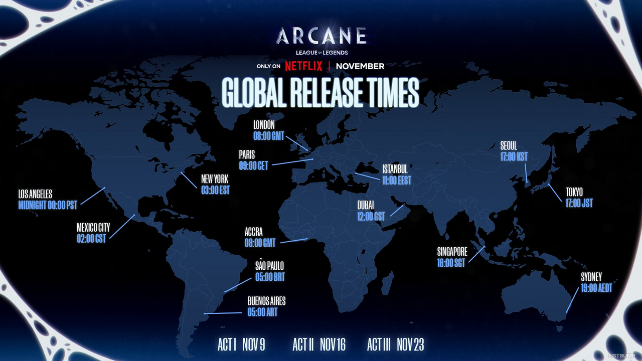 アーケイン（Arcane）シーズン2 ACT 1は11月9日（土）17時から配信！ACT 2は11月16日、ACT 3は11月23日に配信へ