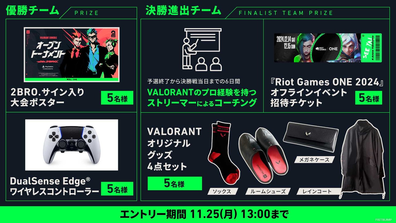 『VALORANT』コンソール版で初の大会「Riot Games ONE VALORANTコンソール オープントーナメント with 2BRO.」開催決定！決勝進出チームには元プロによるコーチング機会などを提供