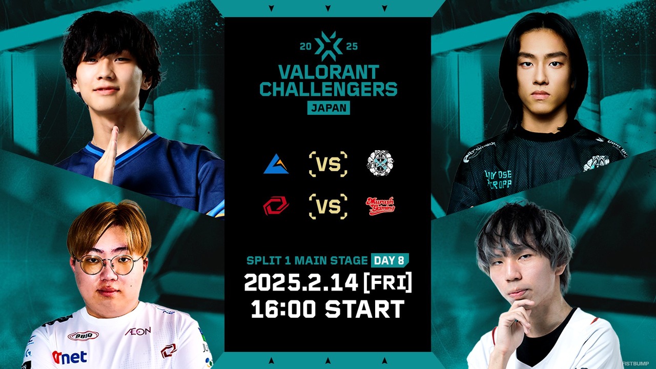 ムラッシュ、CGZのトーナメント敗退が決定―NFXとSGが勝利して駒を進める形に【VALORANT Challengers Japan 2025】